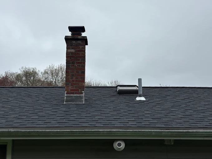 Chimney flashing work