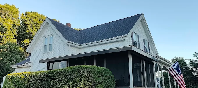 Completed roofing job