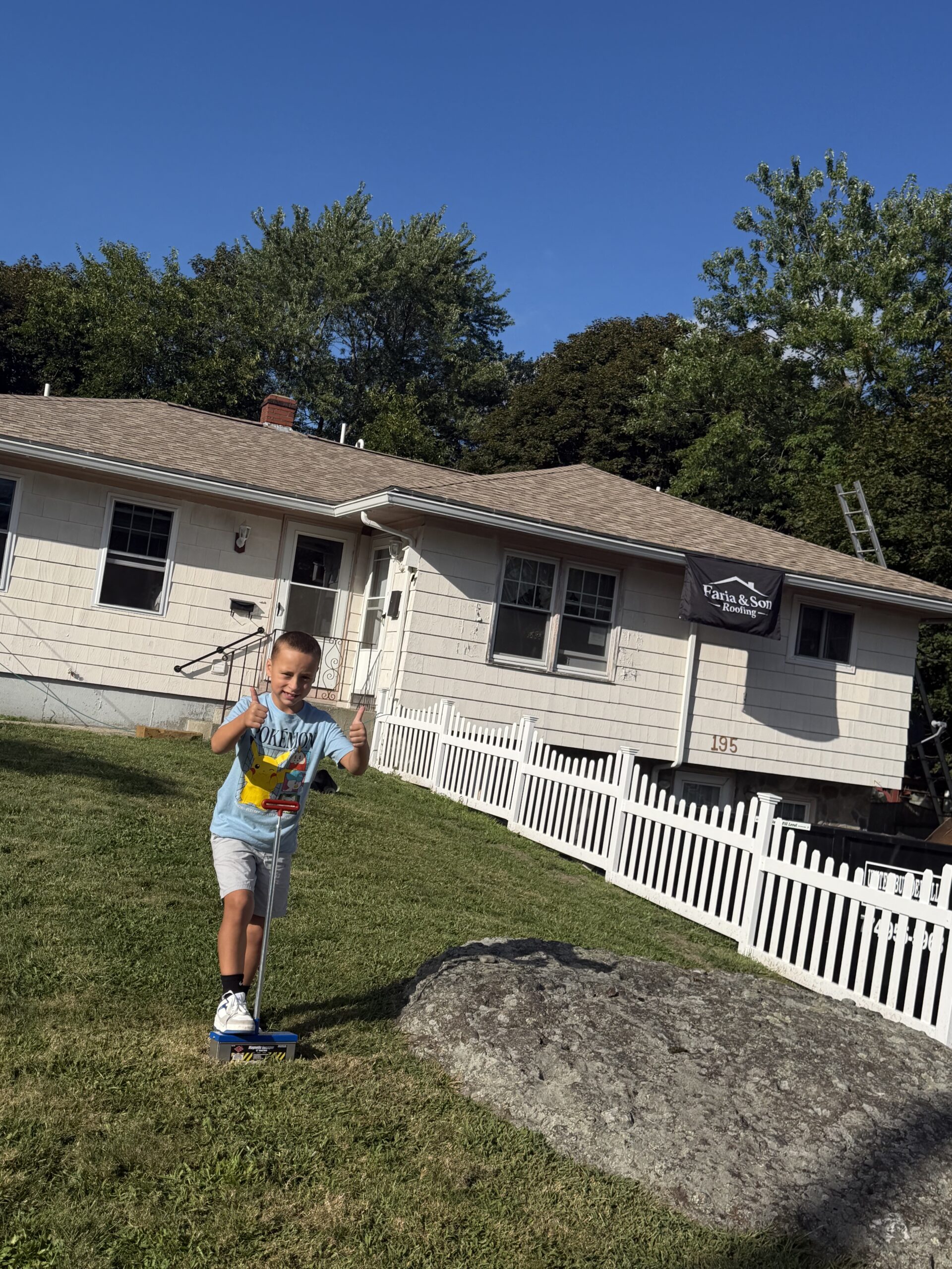 Completed roof replacement project SE Massachusetts